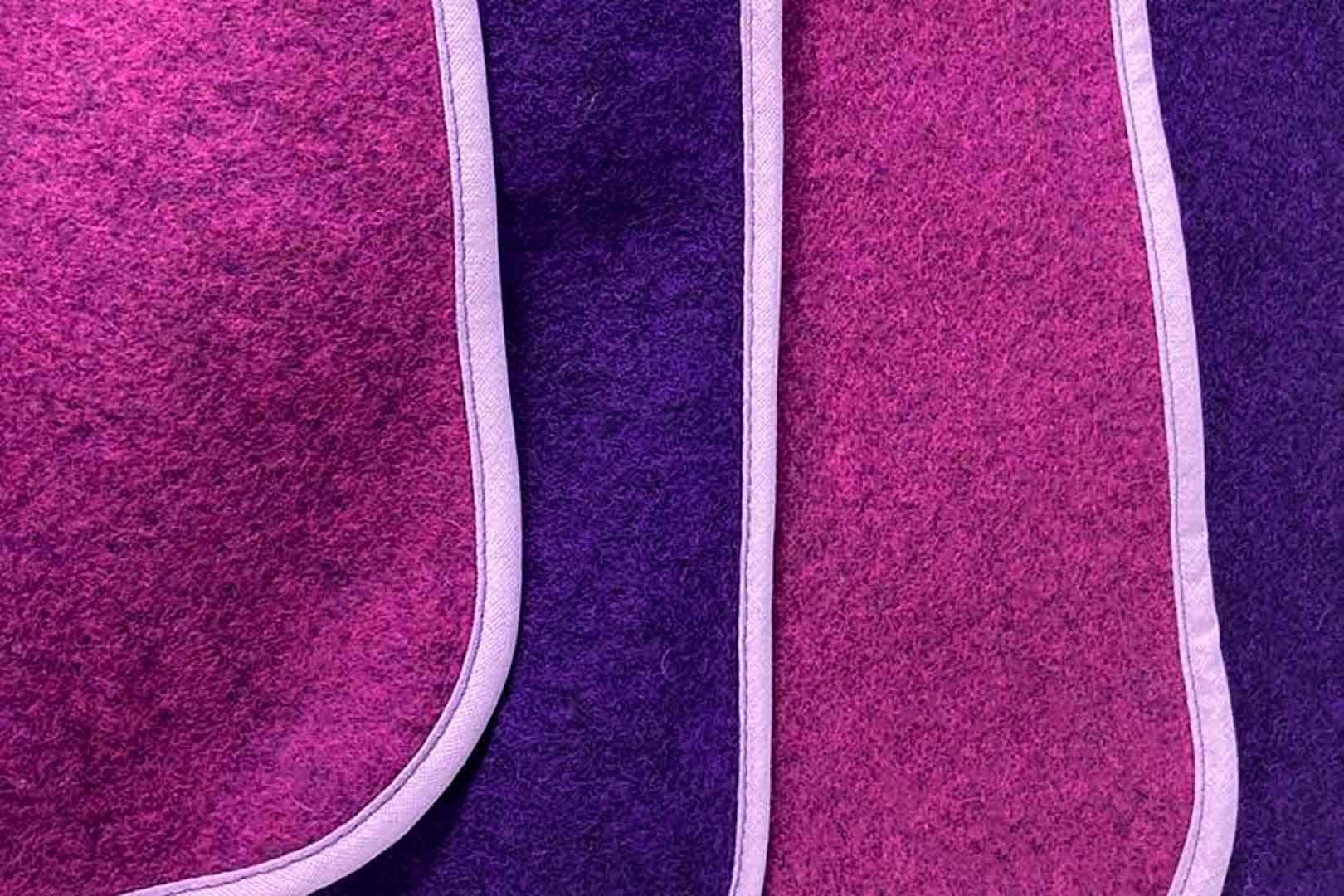 Lodendecke Pink Lila Detail
