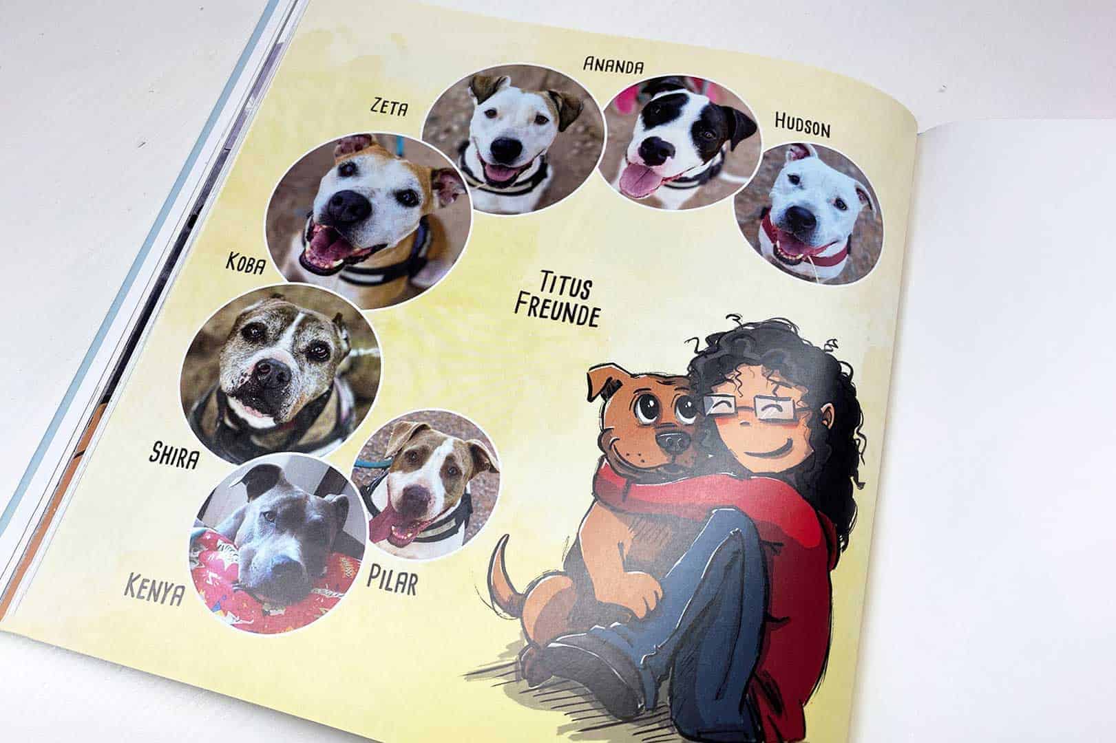 Titus – ein Hund mit Geschichte (Buchseite)